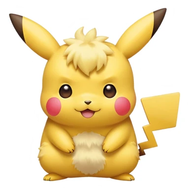 A Pikachu who says please sticker