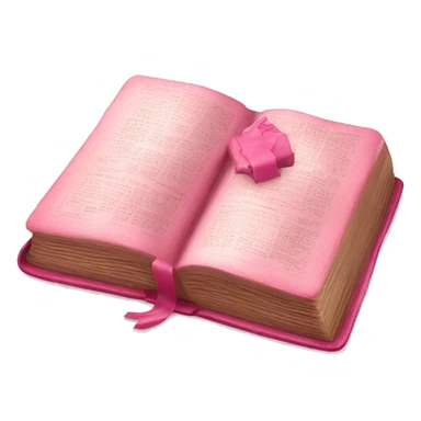 Pink holy bible cute  sticker
