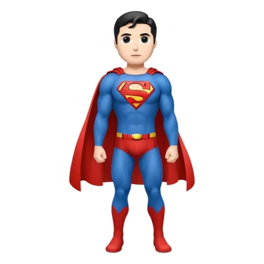 Superman wearing jersey sticker