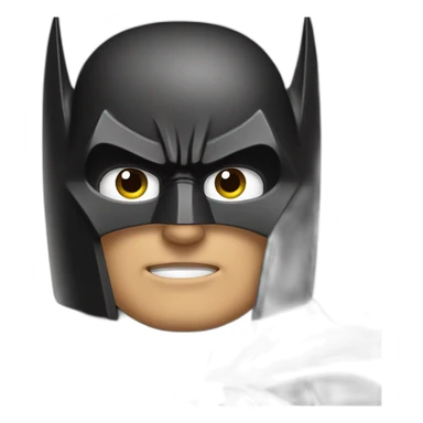 Michael Keaton Batman with cowl on sticker