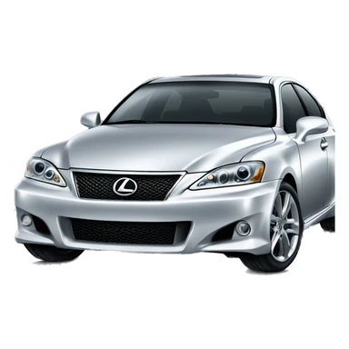 Silver Lexus is200 sticker