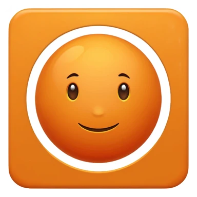 Only Orange image in professional look sticker
