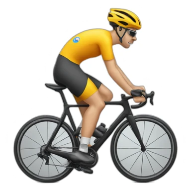 Cycliste sticker