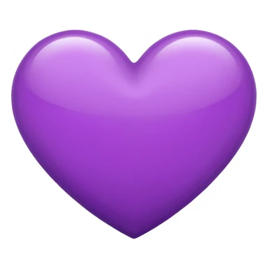 heart emoji in the exact purple color of the shirt in the reference image sticker