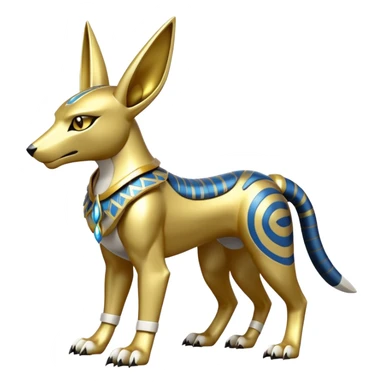 Anubis-Gatomon-Vernid-Protogen-Digimon-Fakémon-Pokémon-creature  sticker