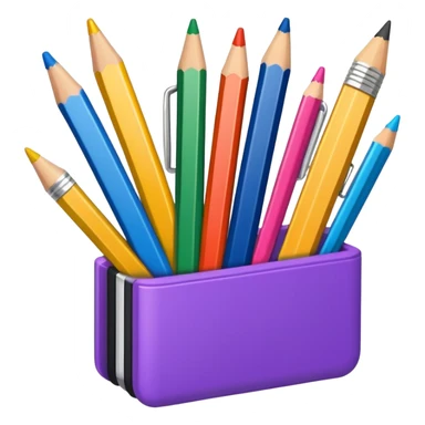 School supply sticker