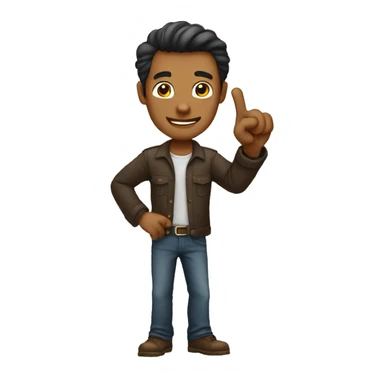 MAN POINTING AT YOU sticker