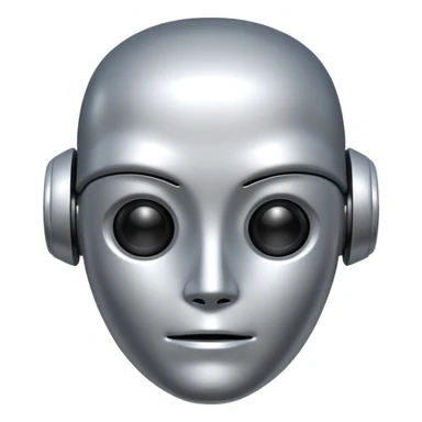 ai robo head sticker
