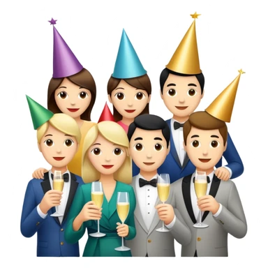 New Year’s Eve sticker