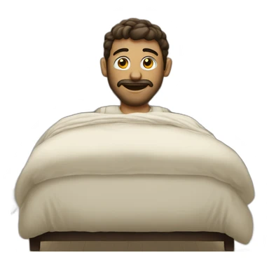 jew on bed sticker