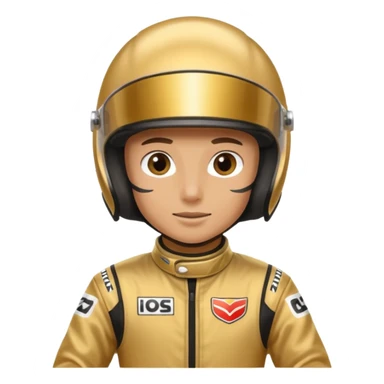 Volant karting seul en or sticker