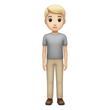 Person with excellent posture standing tall and straight sticker