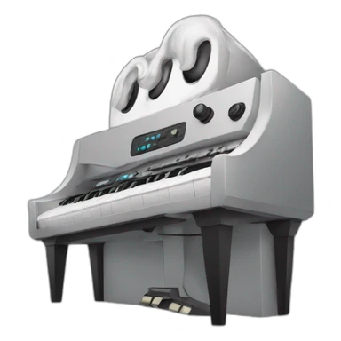 synth withe sticker