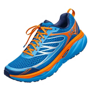 running shoe hoka sticker