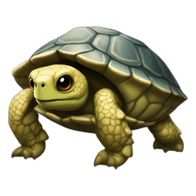 Tortue morte sticker