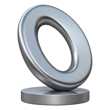 A modern abstract sculpture sticker