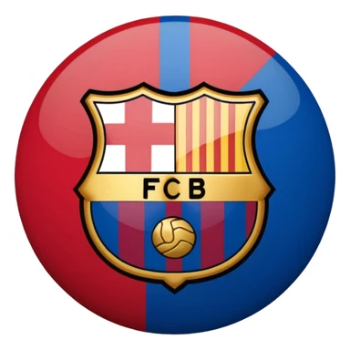Barcelona football club logo  sticker
