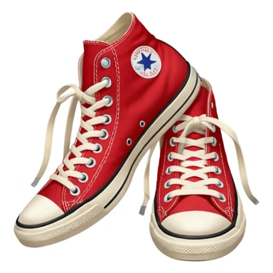 Red converse sticker
