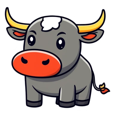 Bull Emoji sticker