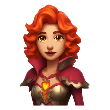 Corazon fuego rosa sticker