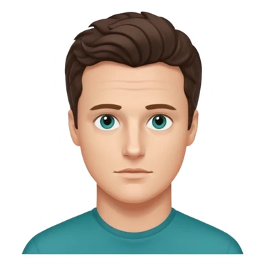 Jonathan Groff with teal eyes sticker