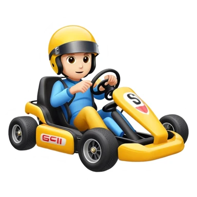 Go kart  sticker