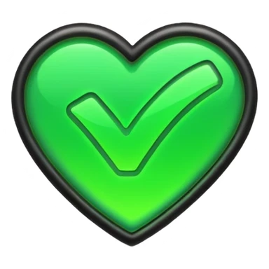 neon checkmark sticker