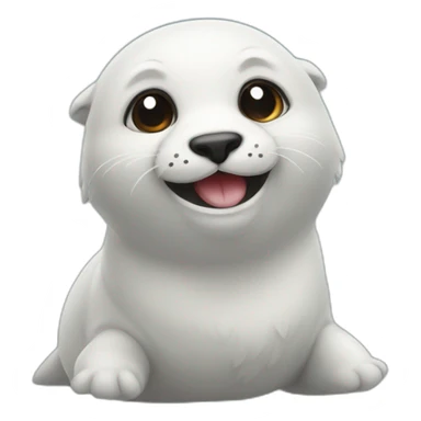 Seel in meer sticker