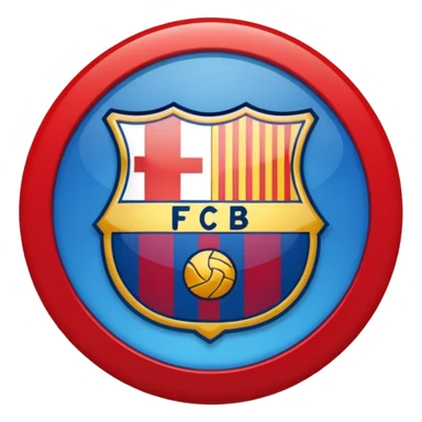 Fcb logo sticker