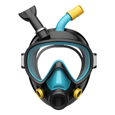Snorkel mask sticker