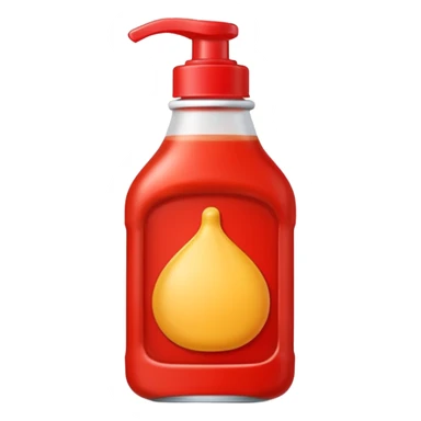 squeeze sauce bottle sticker