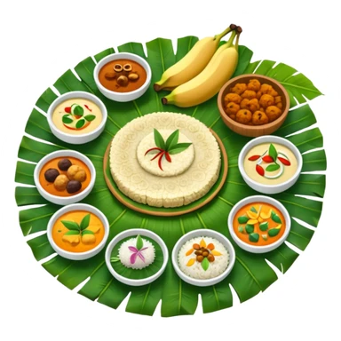 Kerala sadhya sticker