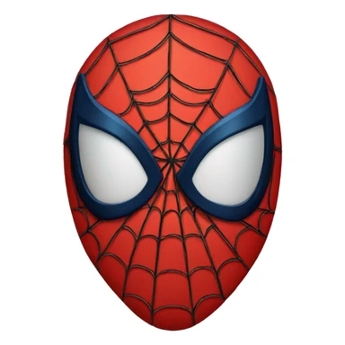 Spiderman-mask sticker