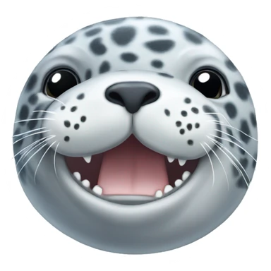 Baby leopard seal  sticker