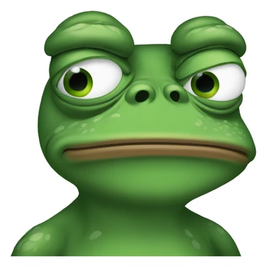 pepe the frog sad sticker