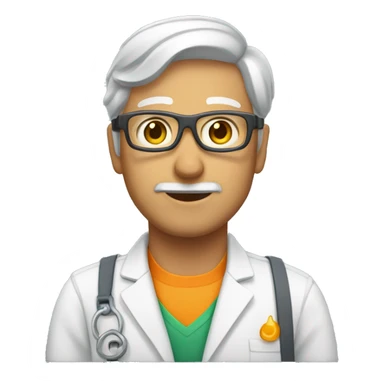 Fisiculturista con cara de asombro  sticker