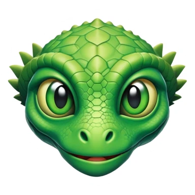 Reptilian alian sticker