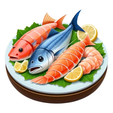 Sashimi seafood  sticker