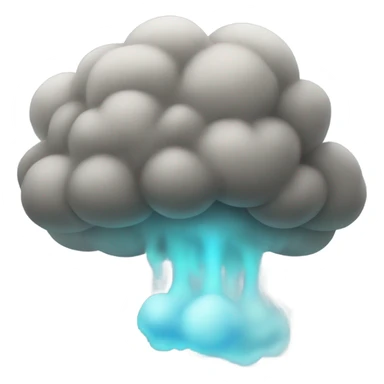 Stinky fart cloud sticker
