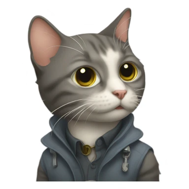 Schrodinger cat sticker