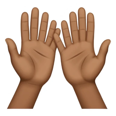 clap black and white sticker