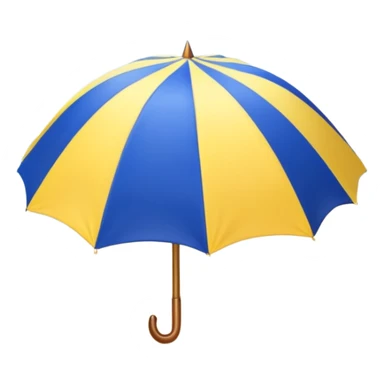 summer beach colorful umbrella, just umbrella sticker
