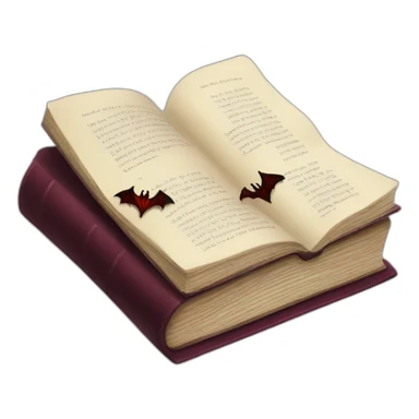 Book the vampire sticker