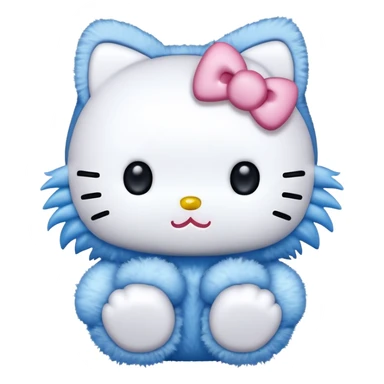 Hello kitty blue 💙 sticker