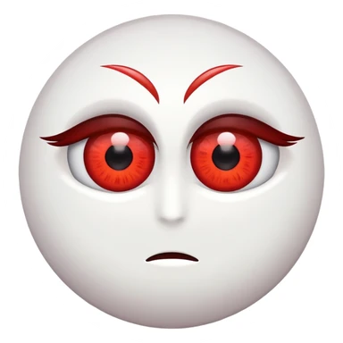 rored eyes rolling eyes  sticker