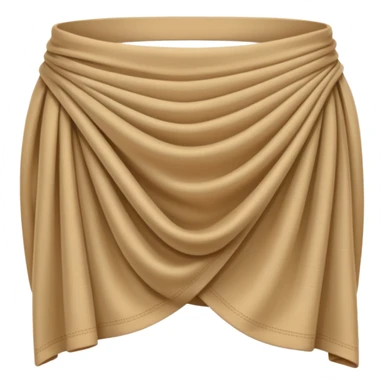 beige waist cloth sticker