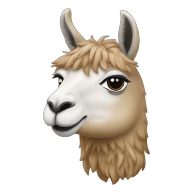 Lama sur le dos d’un autre lama sticker