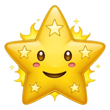 zwei funkelnde sterne sticker