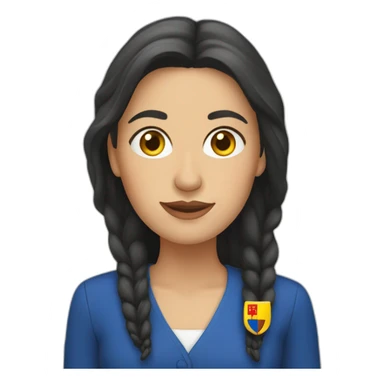 Romania woman sticker