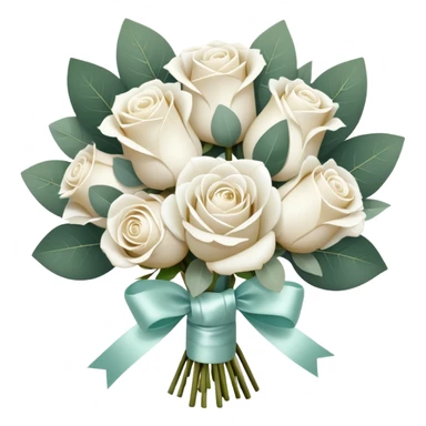 Wedding bouquet sticker